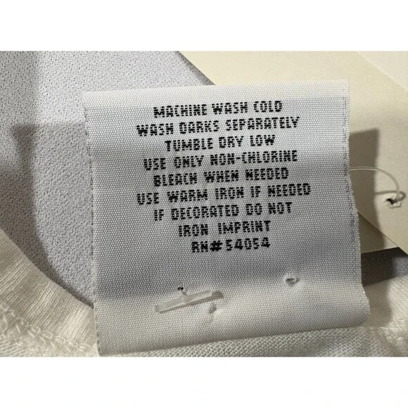 VTG Bugle Boys Tank Top Shirt Print White Sleeveless 90's Shark Mens Sz M NWT - Picture 9 of 10